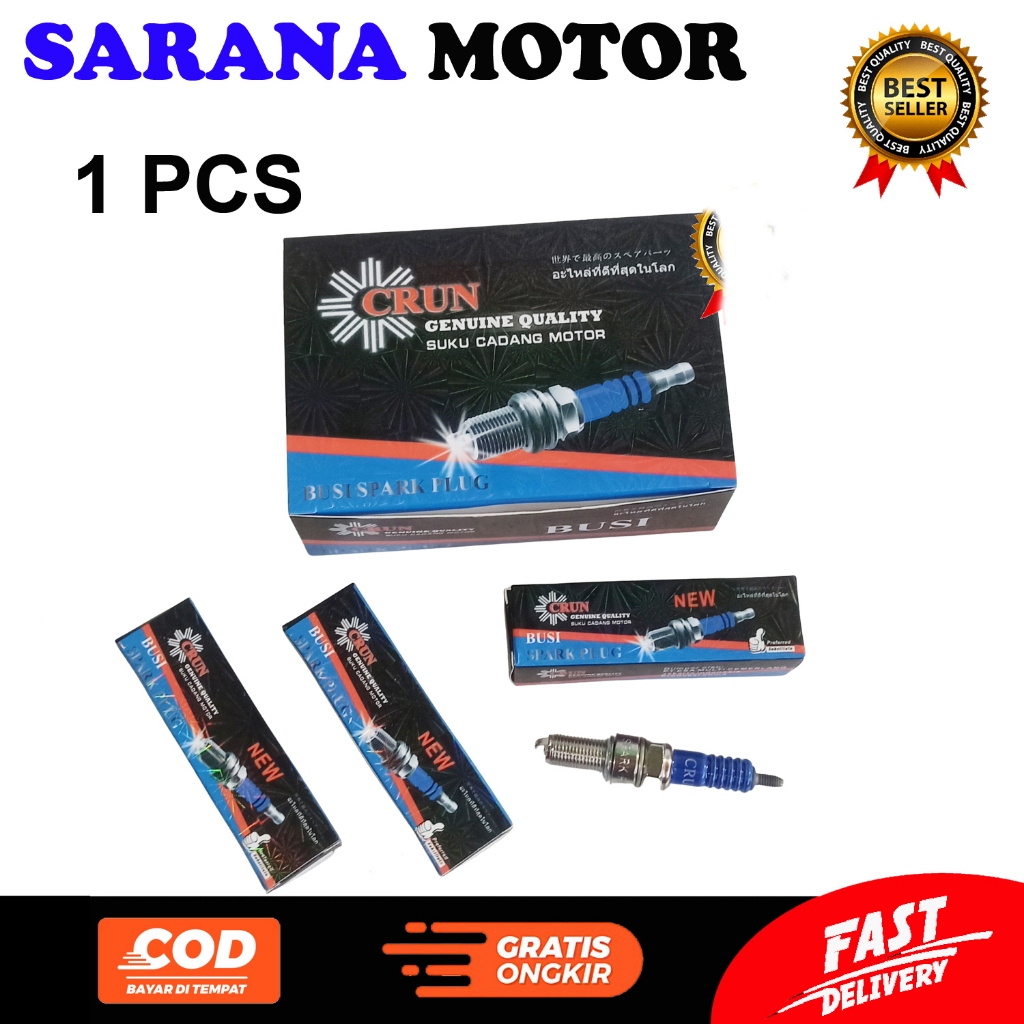 CRUN BUSI CPR5EA. BUSI MOTOR KARISMA BEAT VARIO BLADE SPACY