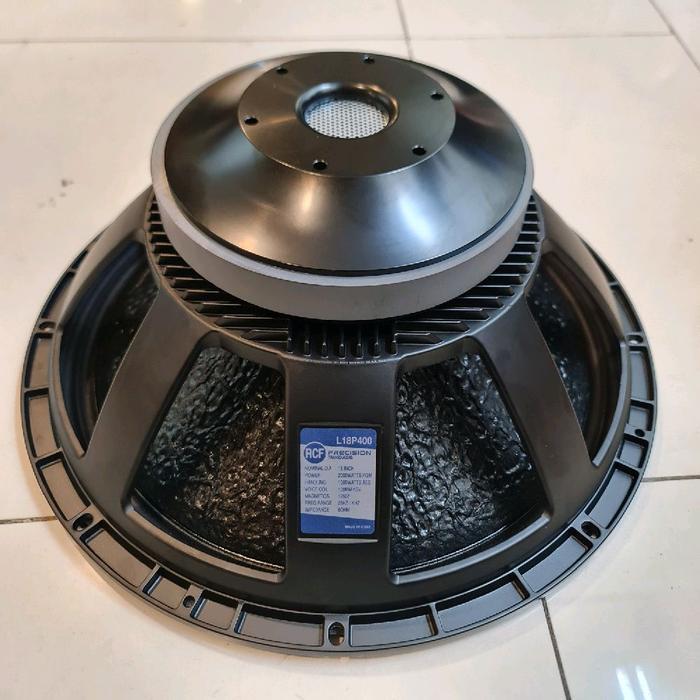 SPEAKER 18 INCH RCF L18P400 RCF 18P400 SUB VC 4IN GRADE A BARU