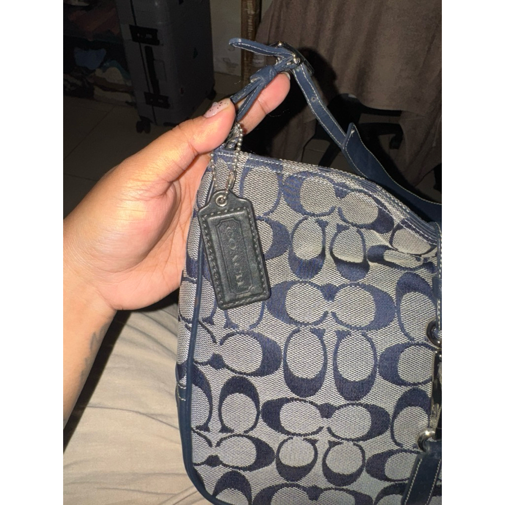 Preloved Shoulder Denim Vintage bag