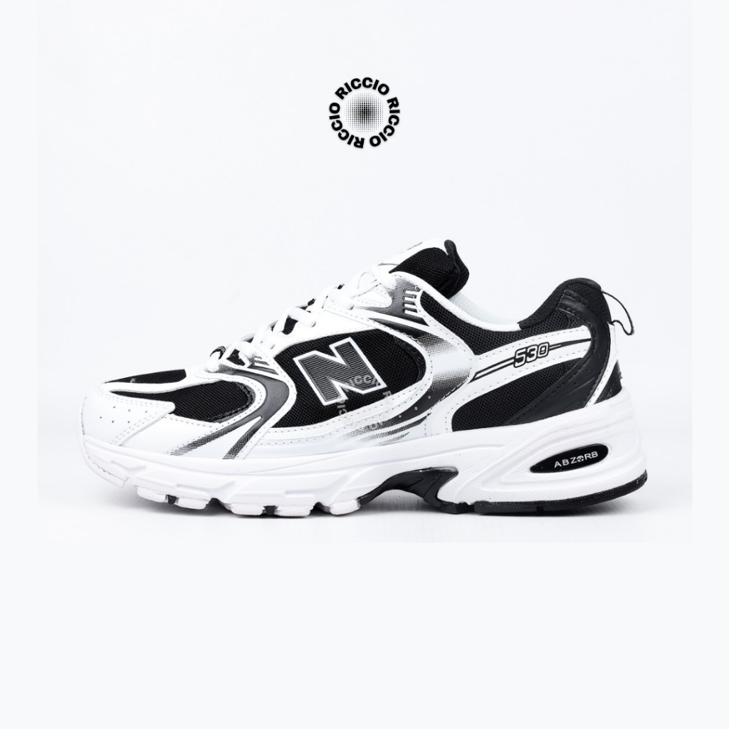 Sepatu New Balance Unisex - New Balance 530 'White Black'