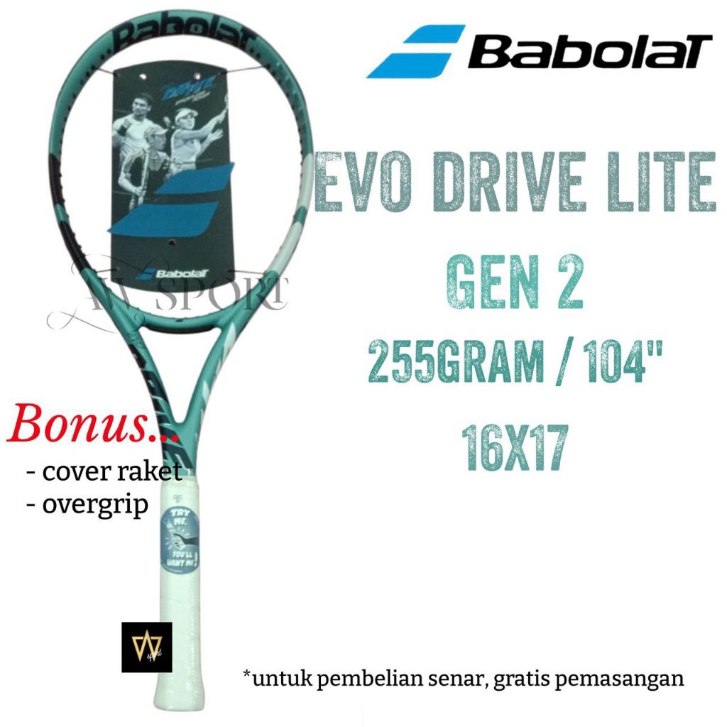 Raket Tenis Babolat Evo Drive Lite 104 (255g) 16x17 2025 Tennis Racket