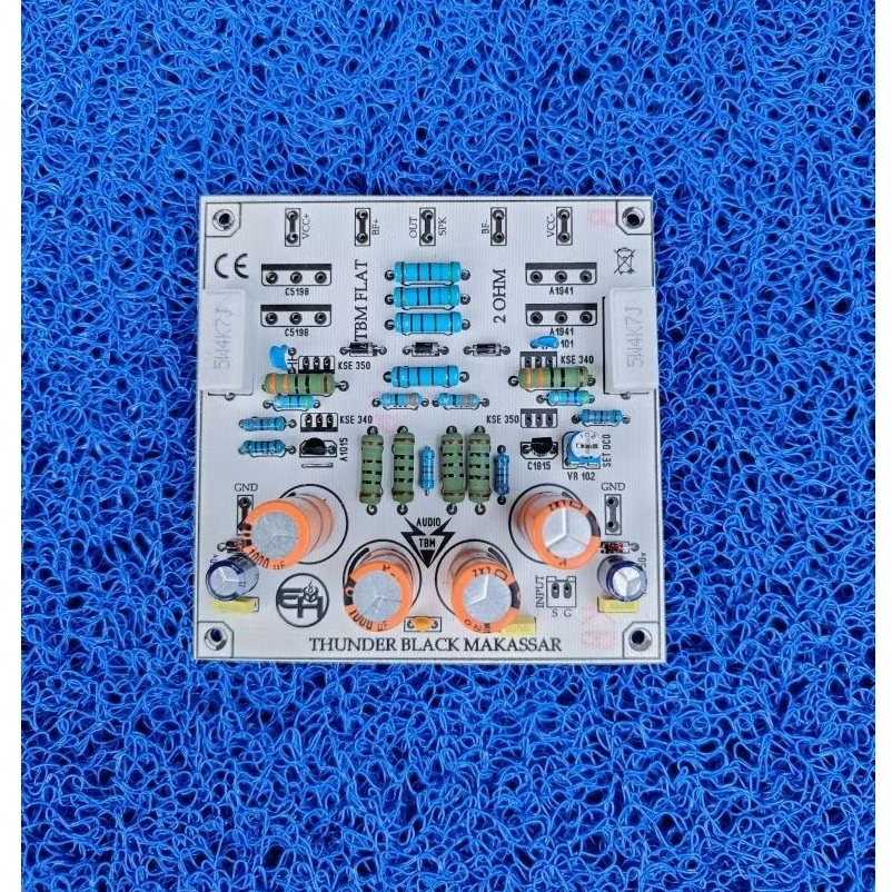 PCB POWER TBM 2 OHM FLAT PLES KOMPONEN TANPA TR DRIVER