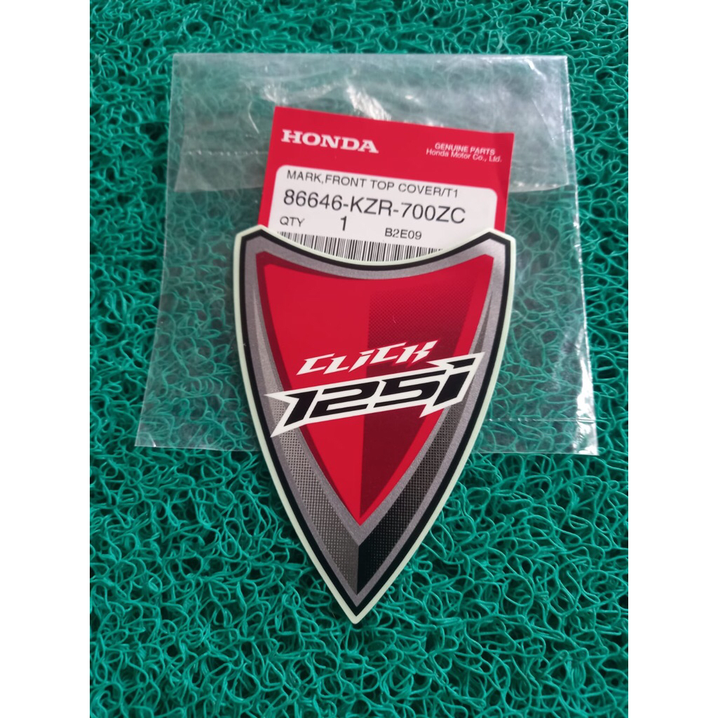 label stiker batok depan ori honda vario125 old/click125 thailand (merah)