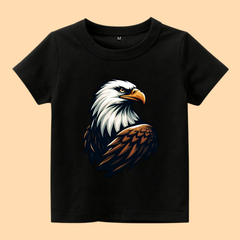 Baju kaos anak gambar eagle elang kartun