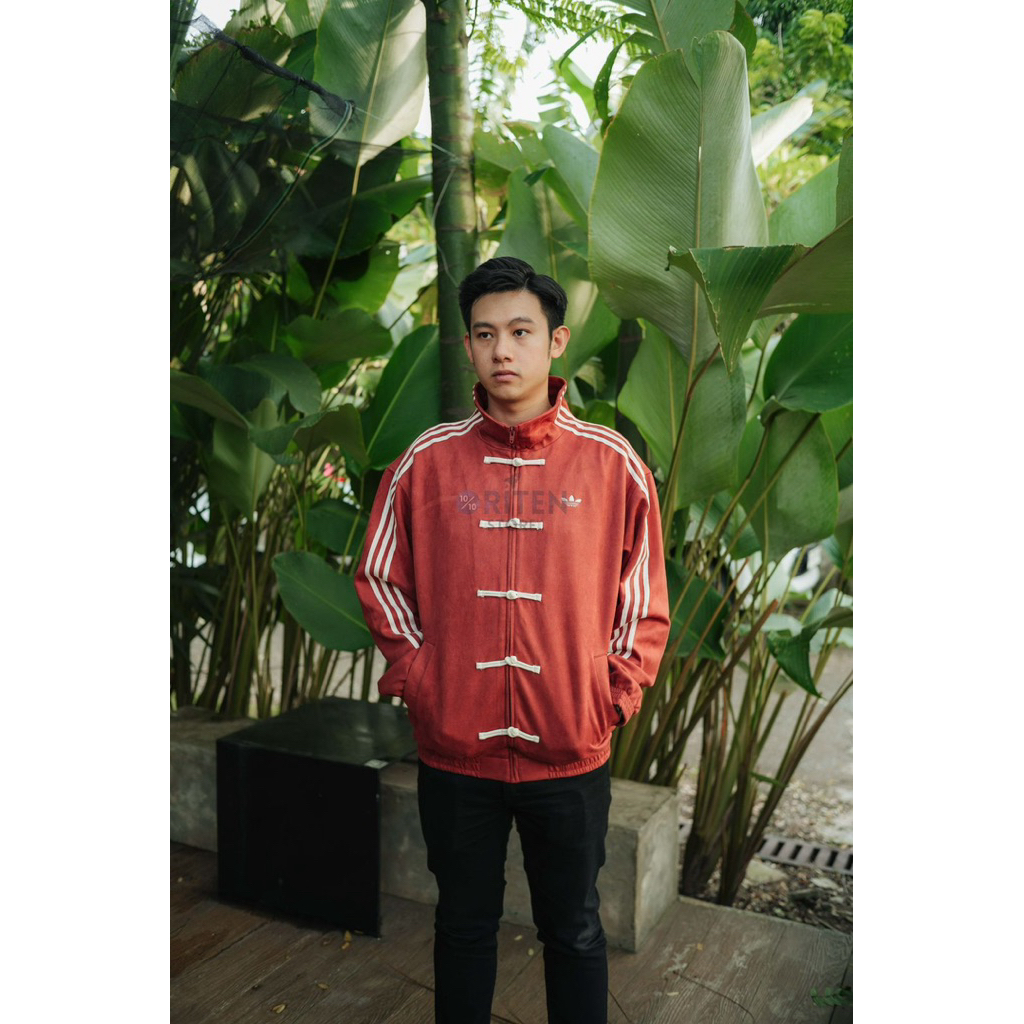 Adidas CTT Chinese Cheong Sam Tracktop Tang Jacket Red Original