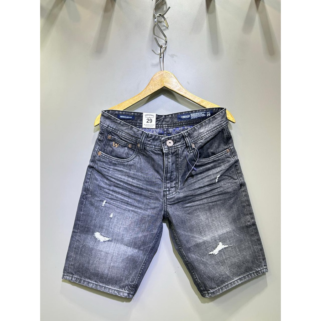 (COD)celana  jeans werco original/celana jeans model pendek pria/celana kekinian pria /celana pendek