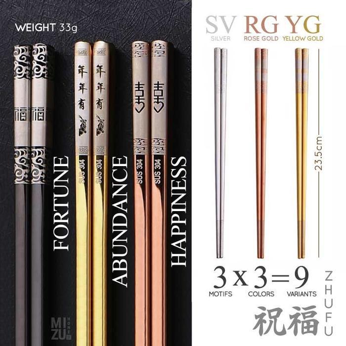 Sumpit Stainless Steel Chopsticks Sumpit Stainless Korea Asli