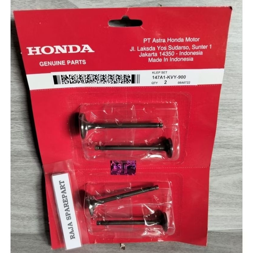 klep set payung KLEP (KVY) HONDA ORIGINAL BEAT KARBU, BEAT FI ,BEAT ECO K81 SCOOPY FI SPACY