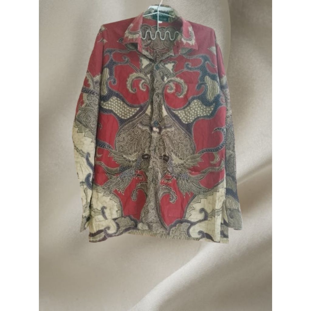 PRELOVED / KEMEJA BATIK / KEMEJA COWOK / KEMEJA LENGAN PANJANG