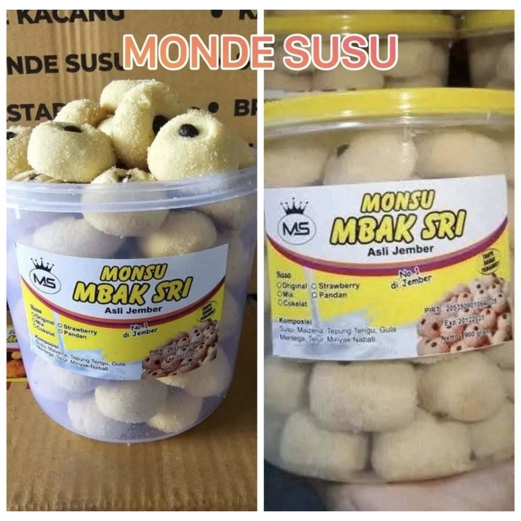 Kue Kacang Mak Enak Monde Susu Khas Jember Mb Sri