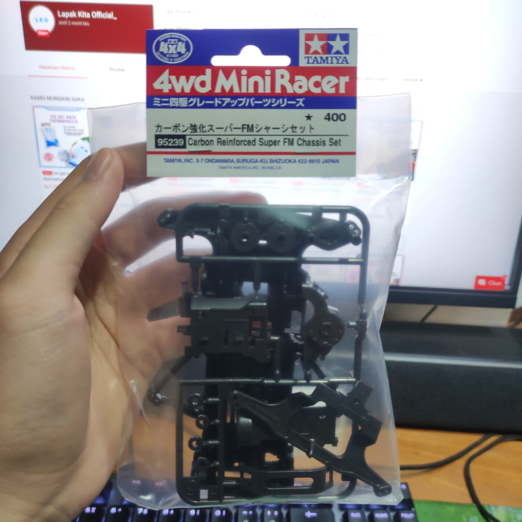 95239 SFM Chassis set carbon reinforced original Tamiya