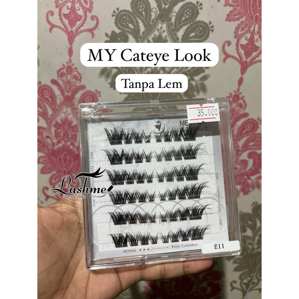 TANPA LEM Bulumata Meyhua E11 Cateye Look