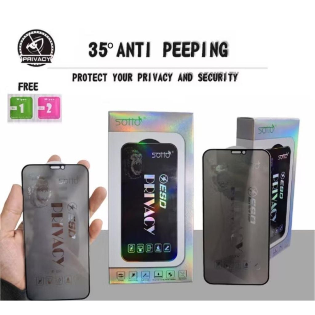 Tempered Glass Privacy Full Layar Type XIAOMI Redmi Not 9pro Redmi Not 11s 5G Redmi Not 10 4G Redmi 