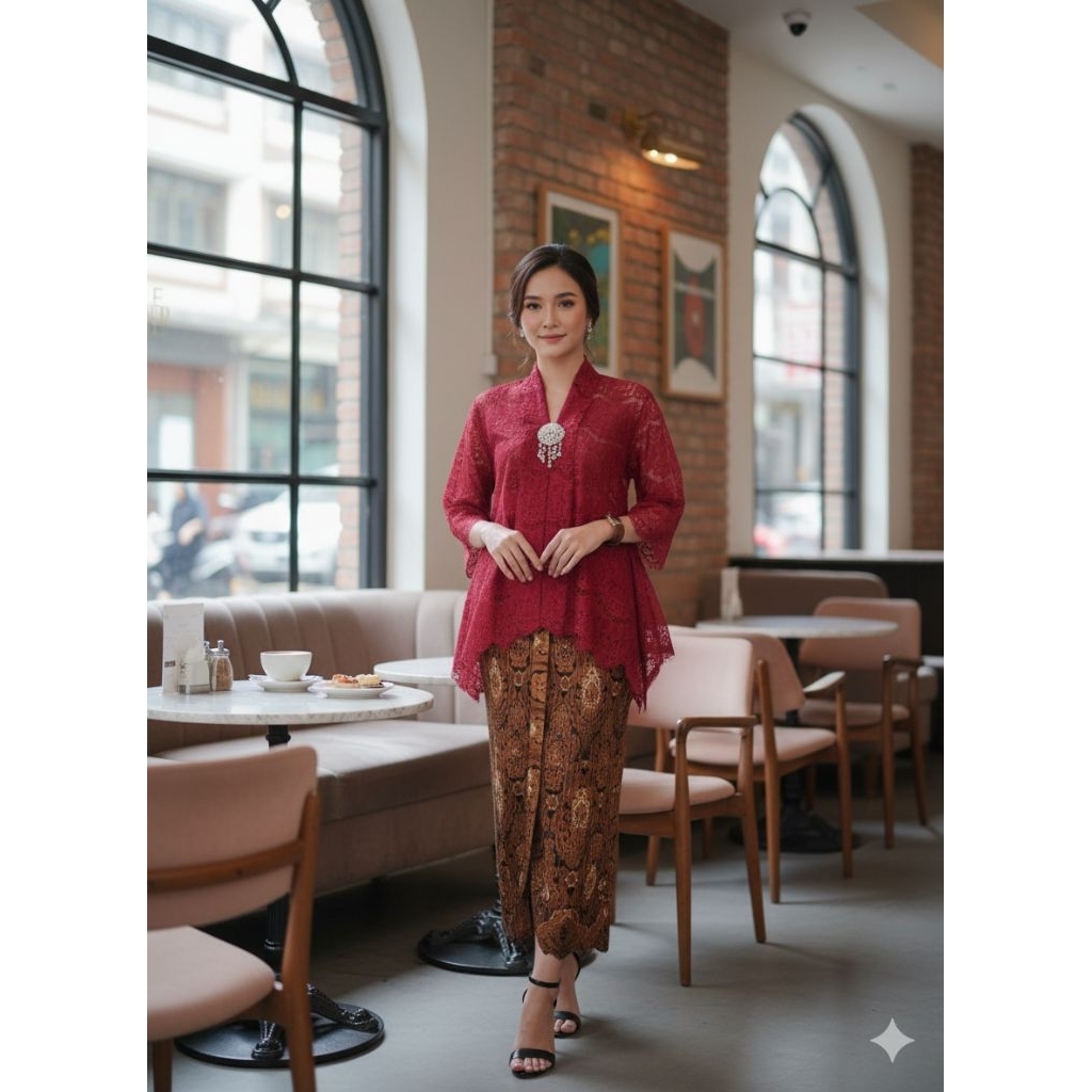 Blouse Kartini Waka Broklat Kebaya Kutubaru Kebaya Wisuda Hijab Kebaya Kondangan Kebaya Kutubaru Bro