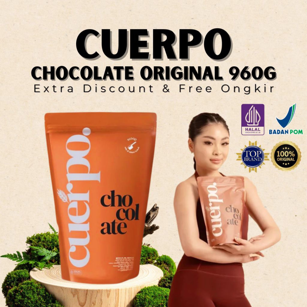 Cuerpo Susu Penggemuk Badan Rasa Cokelat Isi 960g Original Bpom