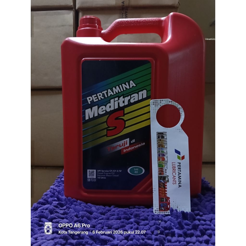 OLI PERTAMINA MEDITRAN S SAE40 10LITER OLI MOBIL