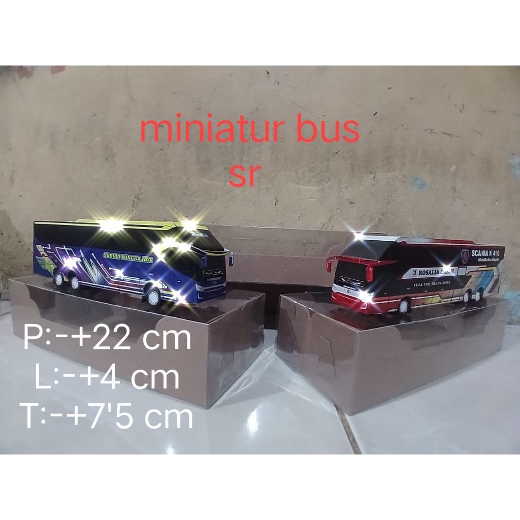 miniatur bus sr skala 50