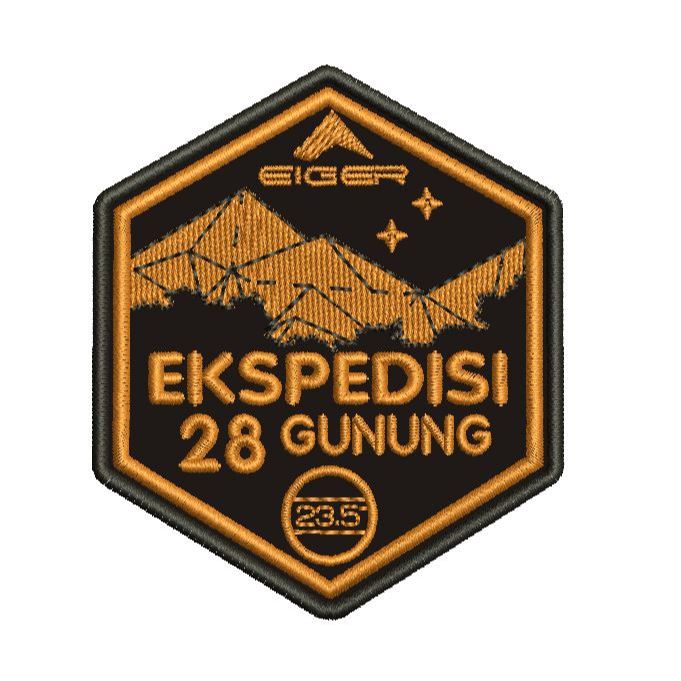 Emblem Patch Bordir Eiger Ekspedisi 28 Gunung - CBI