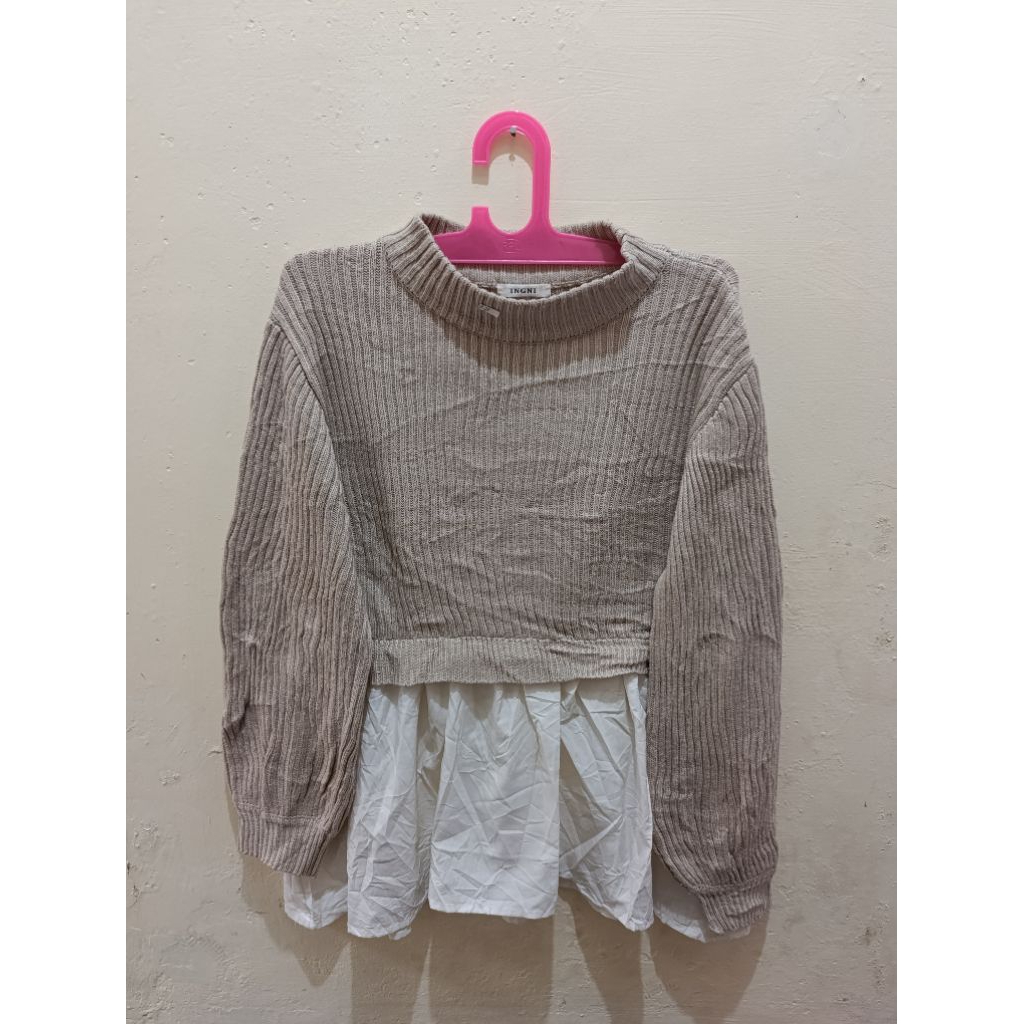 Atasan rajut ingni mix katun