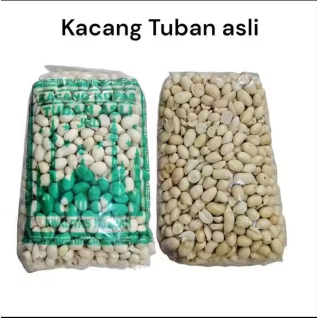 Kacang Kupas Tuban 350Gram - Kacang Tuban - Kacang