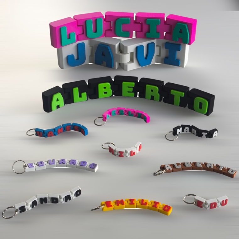 Custom 3D keychain custom nama gantungan kunci 3D