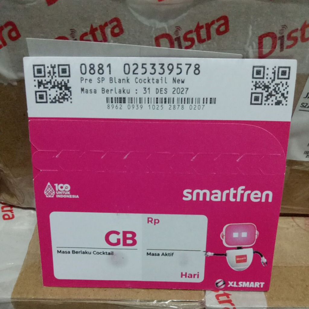 KARTU SMARTFREN 3GB EXP 2028 SEGEL