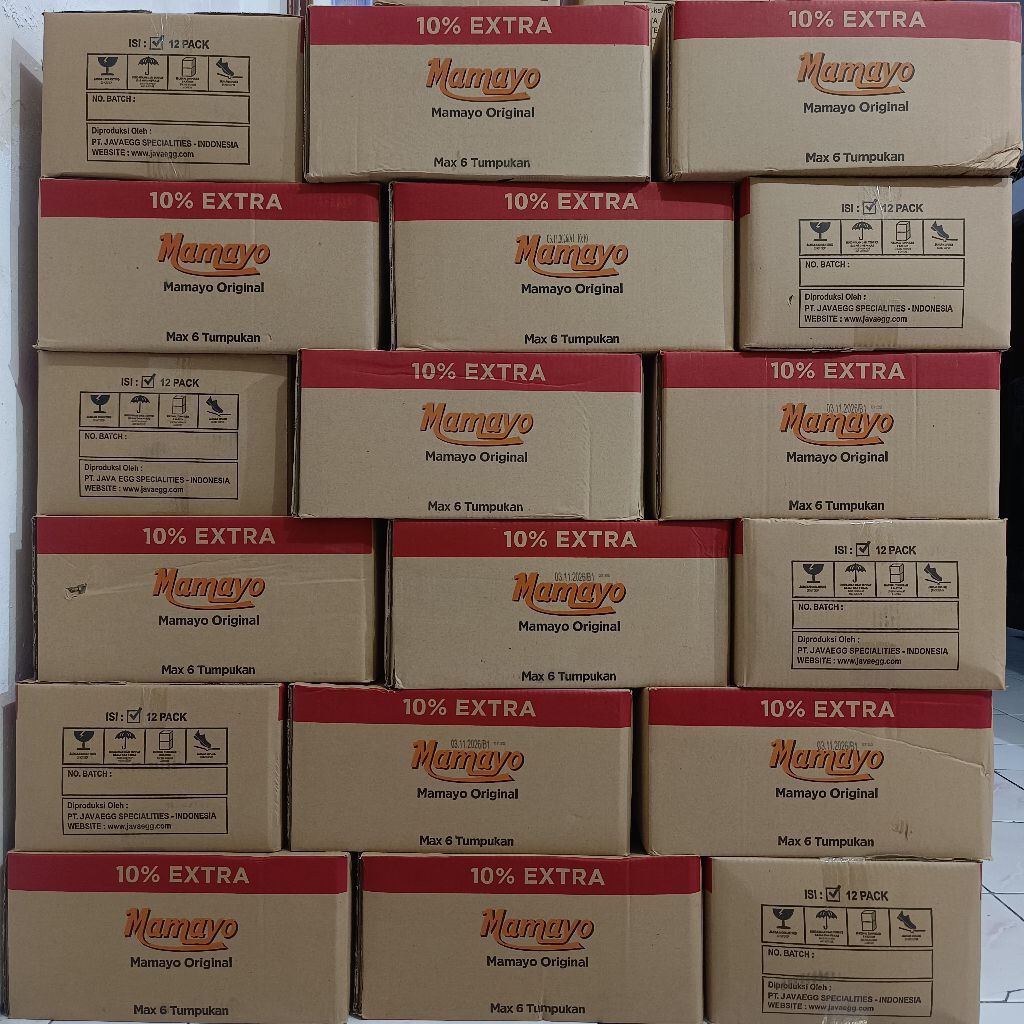 1 Dus Mayonaise Mamayo 1 Kg Extra 10% | Mamayo 12 Pcs |