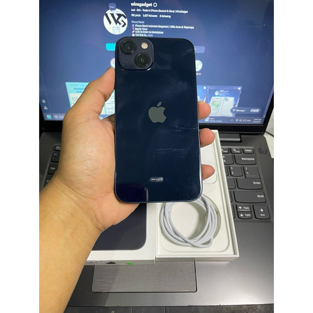 iPhone 13 128gb 256gb Second IBOX Garansi Resmi - Bekas- Fullset Ori