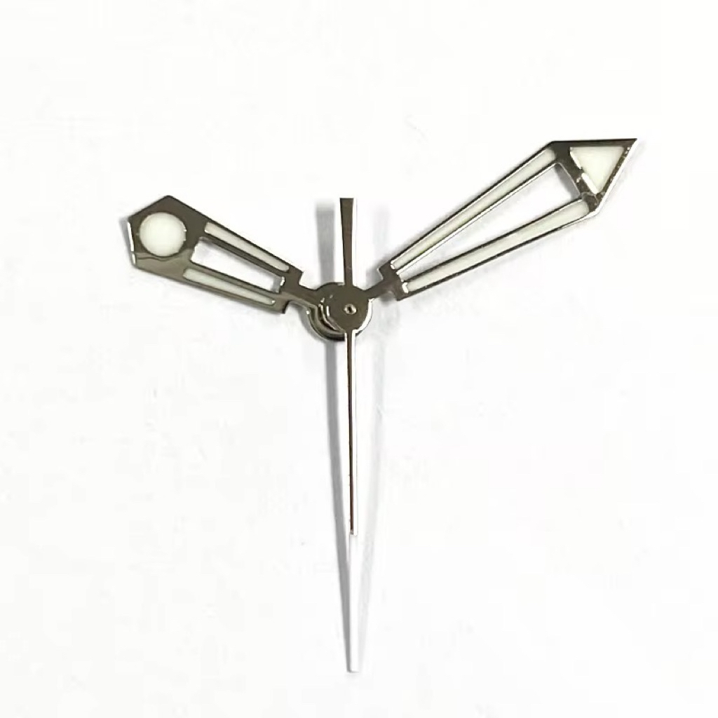 sk-57 silver omega  Hand Jarum Seiko MOD Skx , Turtle, Monster 7s26, Nh36,4r36, 4r35 lume