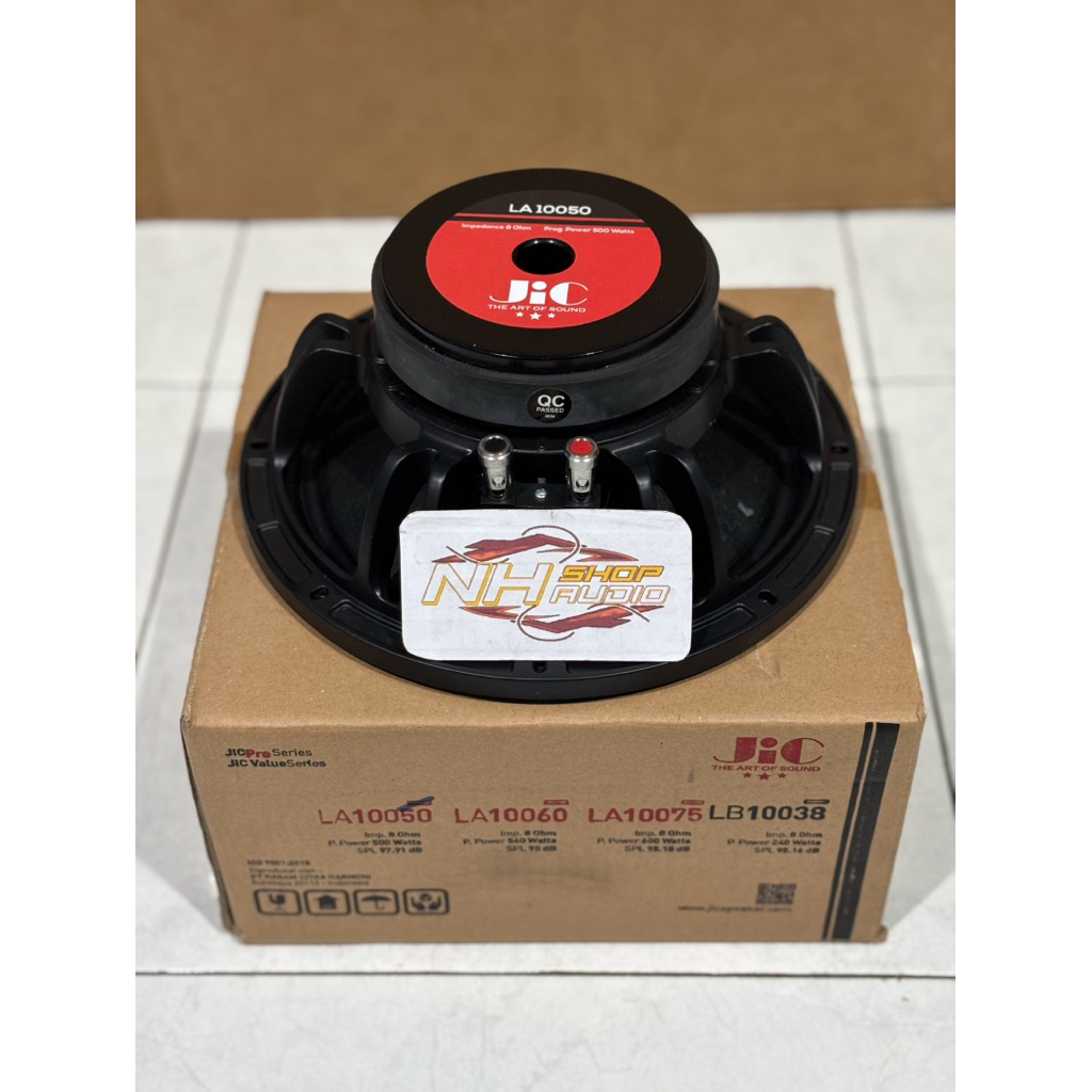 Speaker JIC LA10050 10 inchi LA 10050 Original 10in 10 inchi 500 Watt Middle Mid Low VC 2in Speaker 