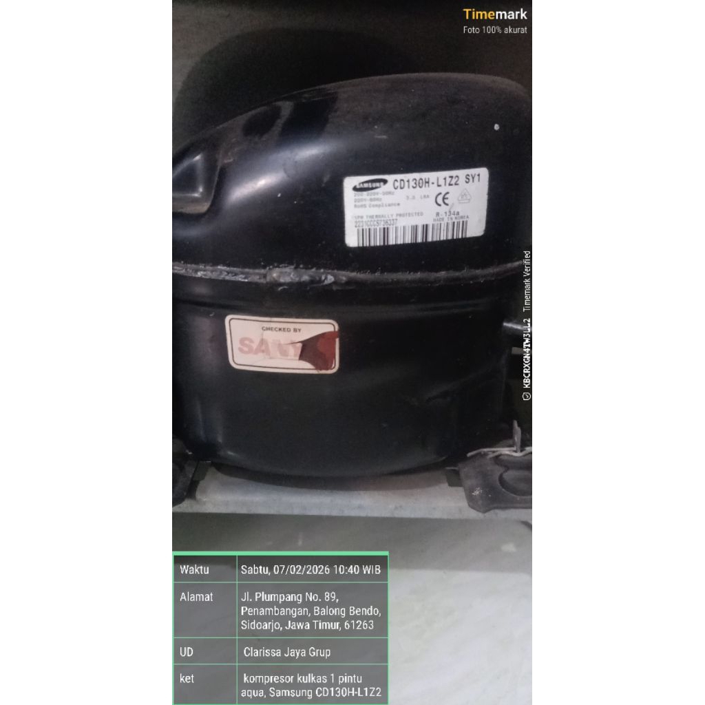 kompresor kulkas 1 pintu aqua, Samsung CD130H-L1Z2