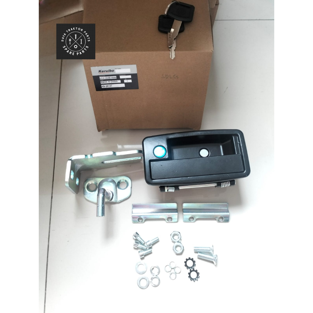 DOOR LOCK COVER HOOD SDLG KUNCI KAP MESIN SDLG KERUIBO