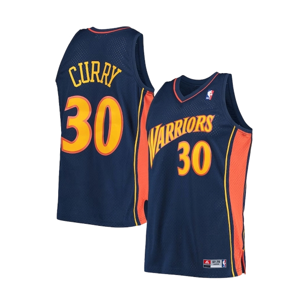 JERSEY BASKET CURRY #30 WARRIORS NAVY