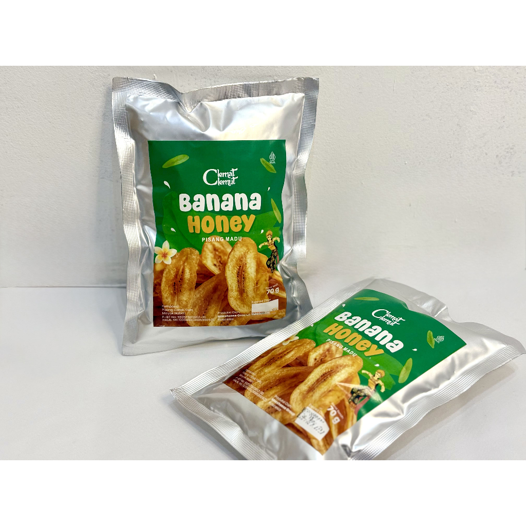 KRIPIK PISANG MADU | BANANA HONEY CLEMAT CLEMUT 70GR - OLEH-OLEH KHAS BALI