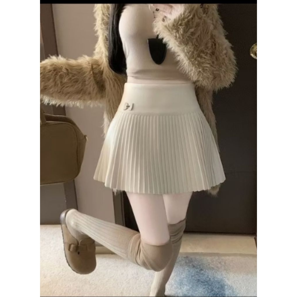 Rok lipit wanita import premium ...semi wool