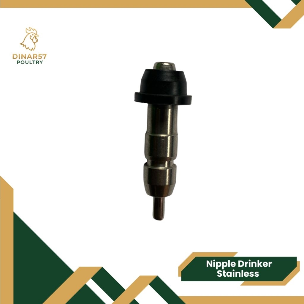 Nipel Stainless Ayam dan Burung Puyuh, Nipple Drinker