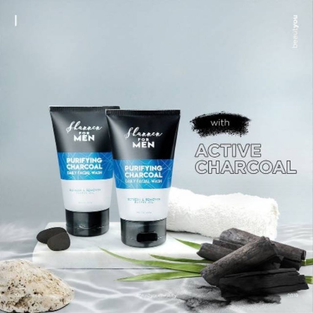 Shannen Facial Wash / For Men Scrub / 100 Gr