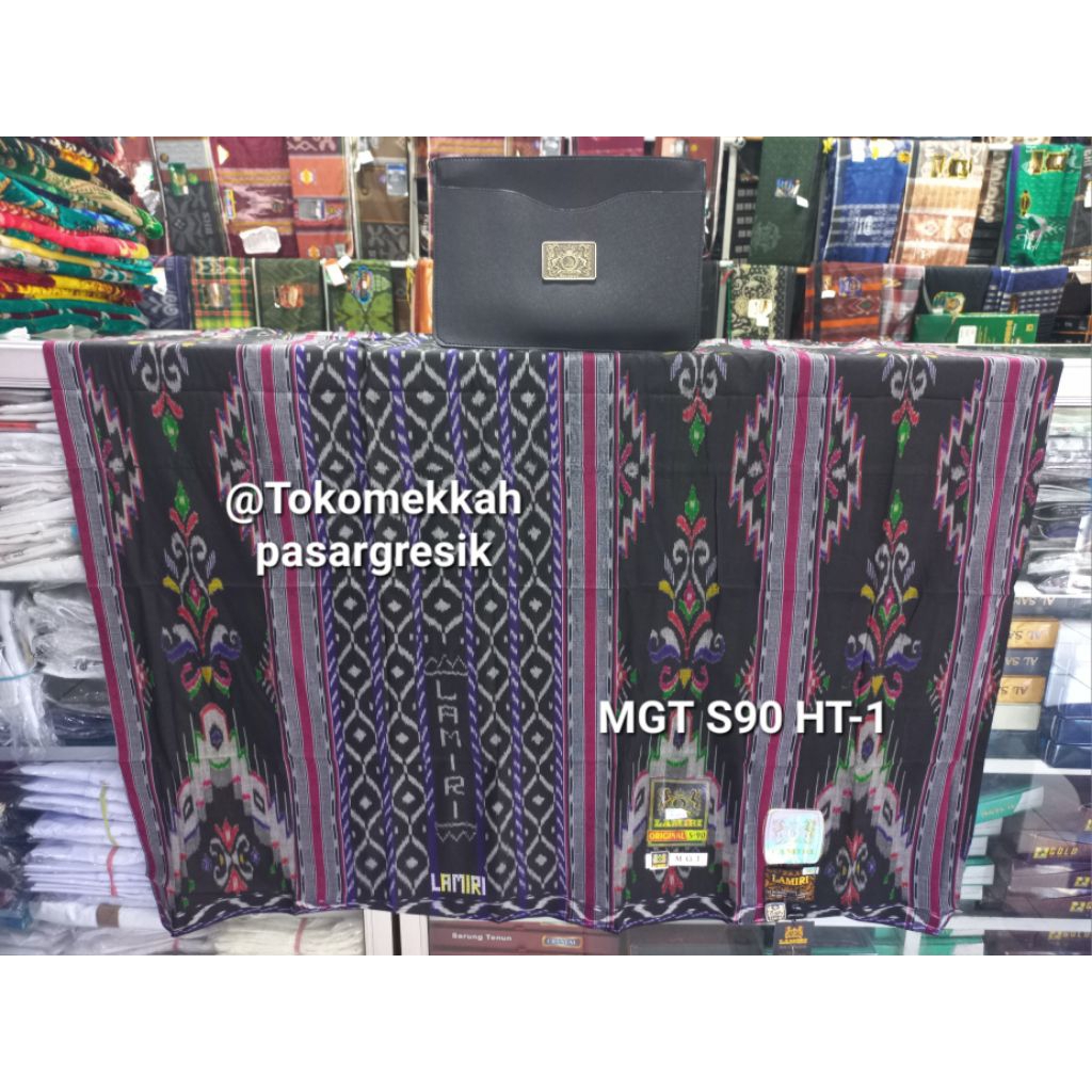 SARUNG TENUN LAMIRI ORIGINAL MUSTAMIN GUNUNG TIMBUL S90 MGT