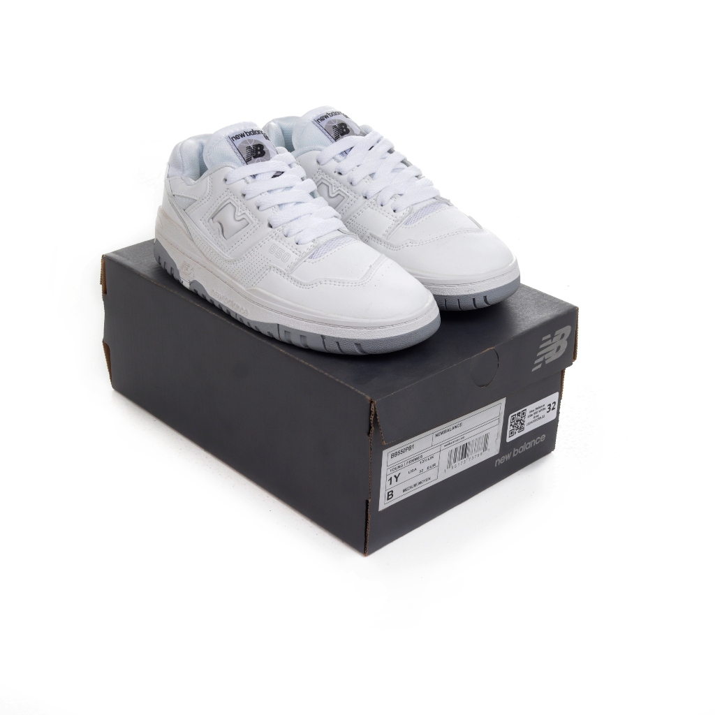 New Balance Kids 550 White Grey