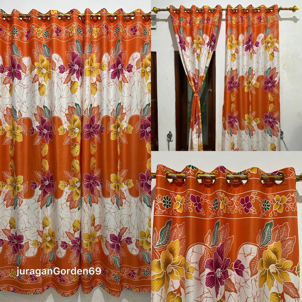 Promo 4pcs Gorden Batik Cuwiri ring 10 lubang  motif jadul Ready tinggi 220 katun halus