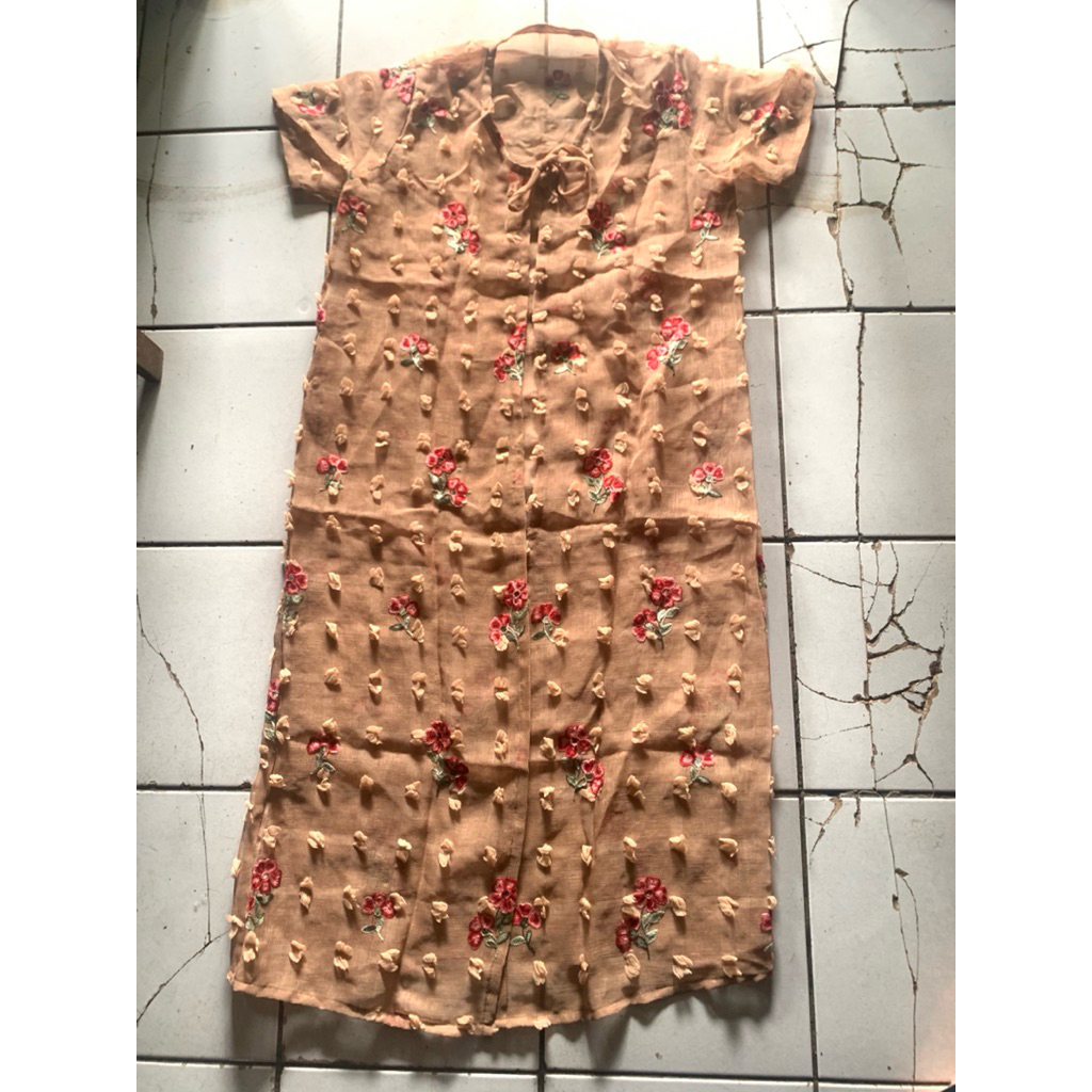 PRELOVED OUTER WANITA BUNGA BUNGA/Outer kondangan/blender wanita