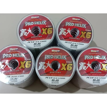 Senar PE Hookup Pro Helix X6 50M