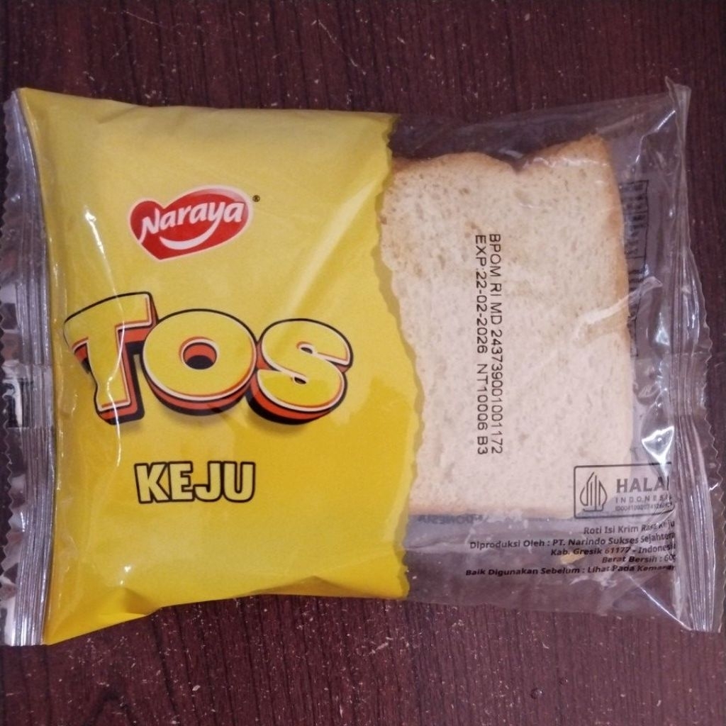 Roti Panggang Naraya Ikawa 60gr - Lembut, Praktis, dan Higienis