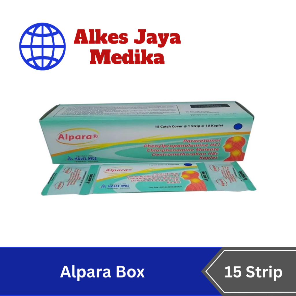 Alpara Tablet Box Isi 150 kaplet - Obat Demam, Batuk & Pilek