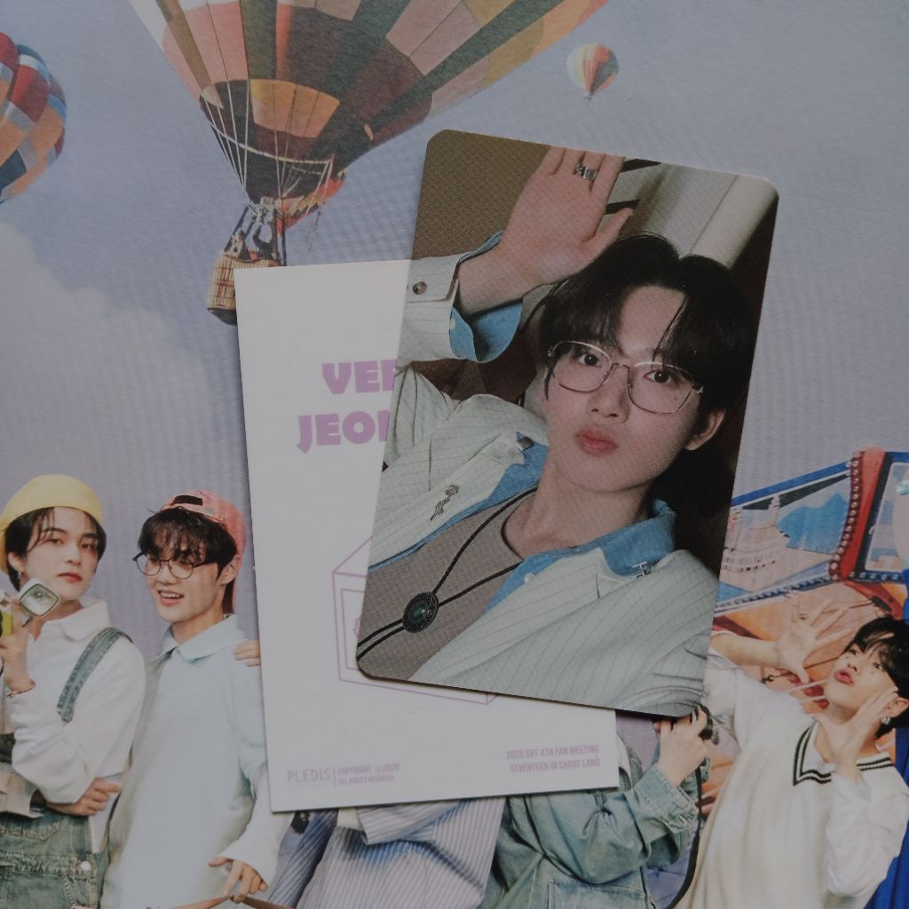 [OFFICIAL] photocard junkyu treasure pulse on jas putih kacamata paradise