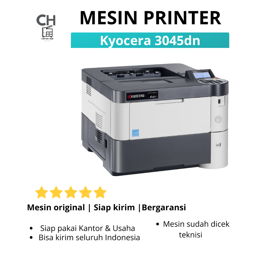 Kyocera FS-3045DN Printer & Fotocopy A4 Hitam Putih – Mesin Multifungsi Hemat Untuk Kantor & Usaha