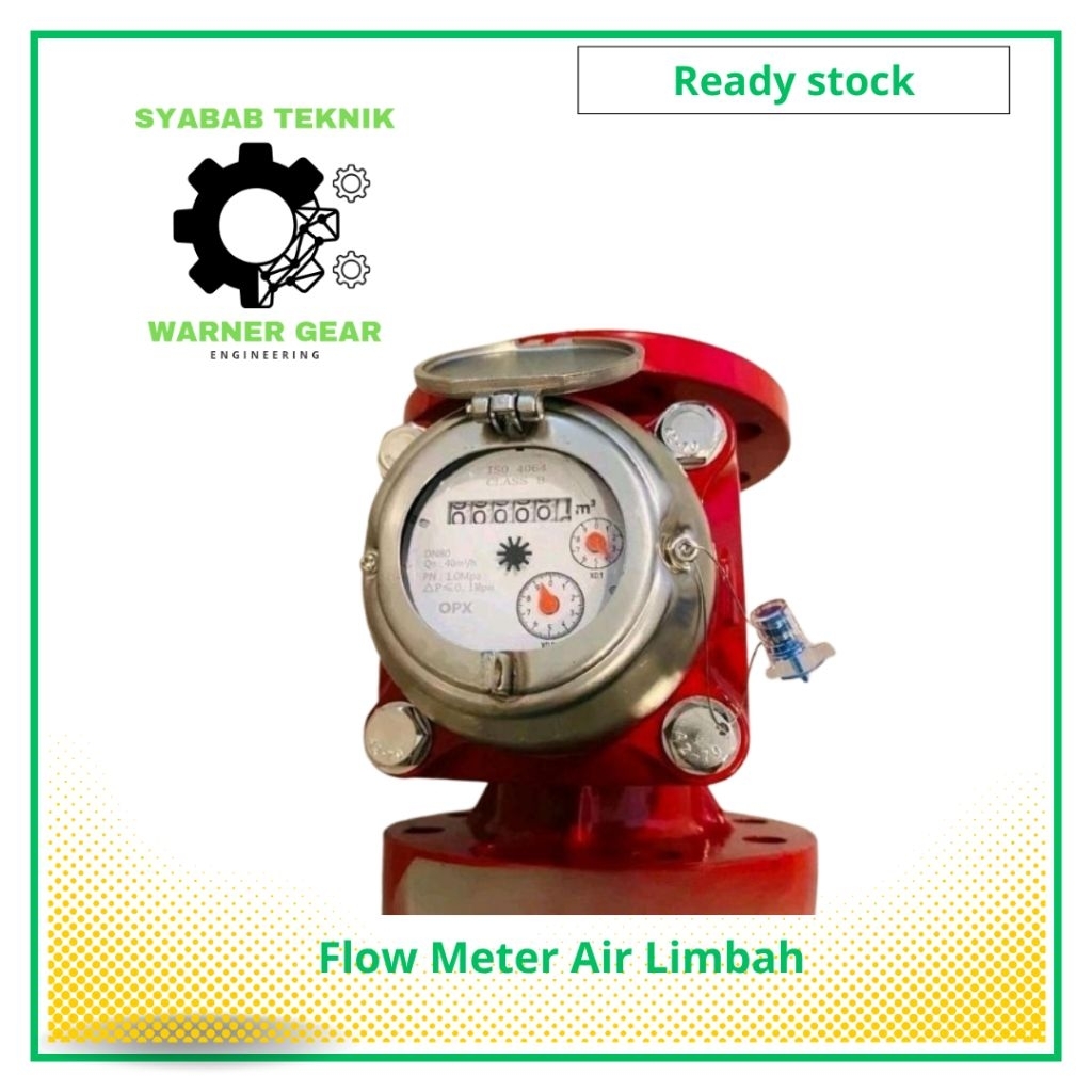 FLOW METER LIMBAH 4 INCH SHM DN100 - SEWAGE FLOW METER 4" (100mm)