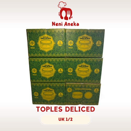 Toples Kue Kering Nastar Delice 500 Gram Mika Toples Deliced - 1 DUS