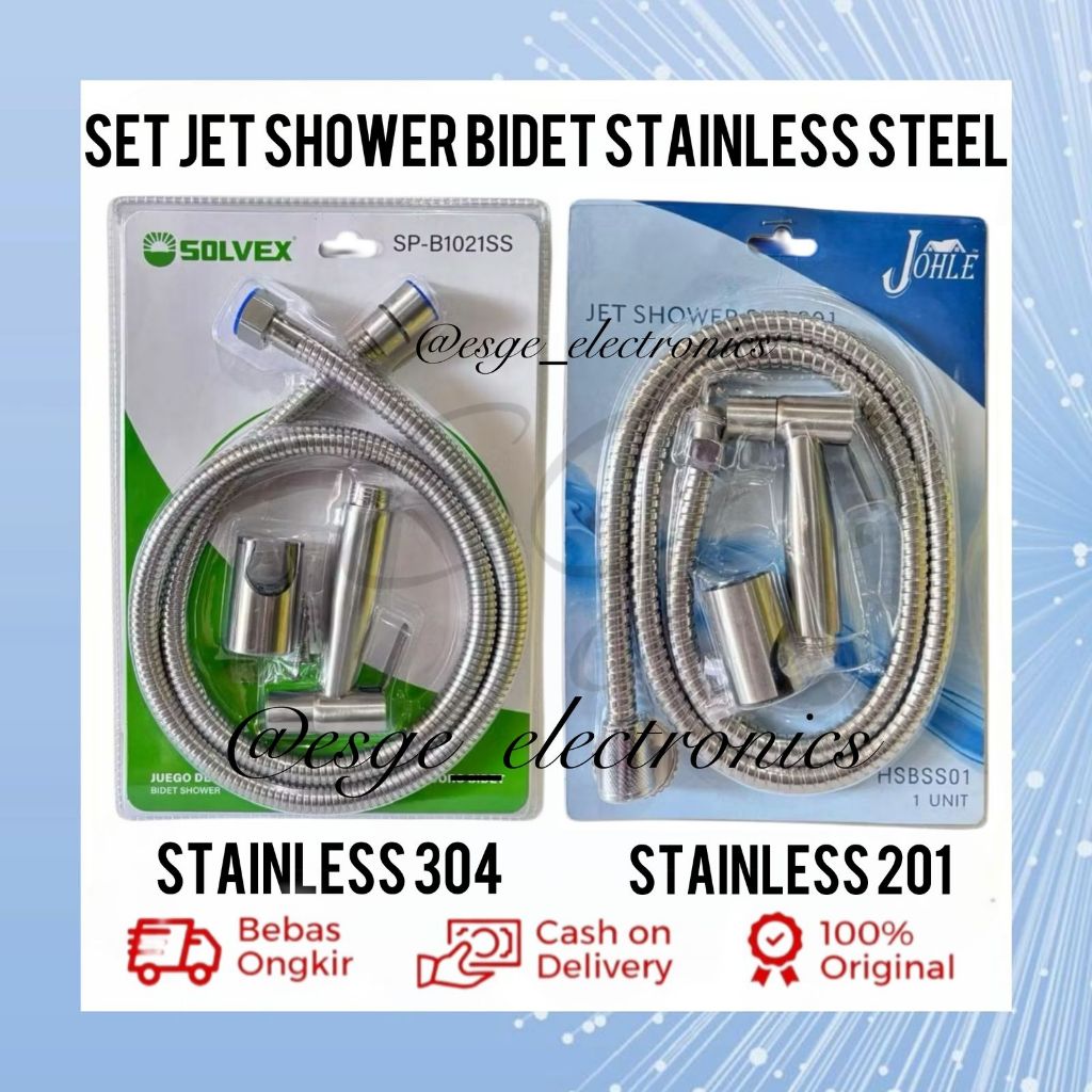 JET SHOWER BIDET SPRAY BIDET SET ENGKOL TEKAN DENGAN PENUTUP / SHOWER BIDET CEBOK JET CEBOK KAMAR MA