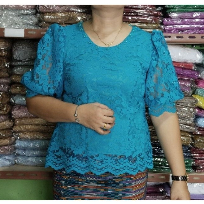 NR BLUS SEMI RENDA/ATASAN BRUKAT/BAJU SEMI KEBAYA KEKINIAN 2023